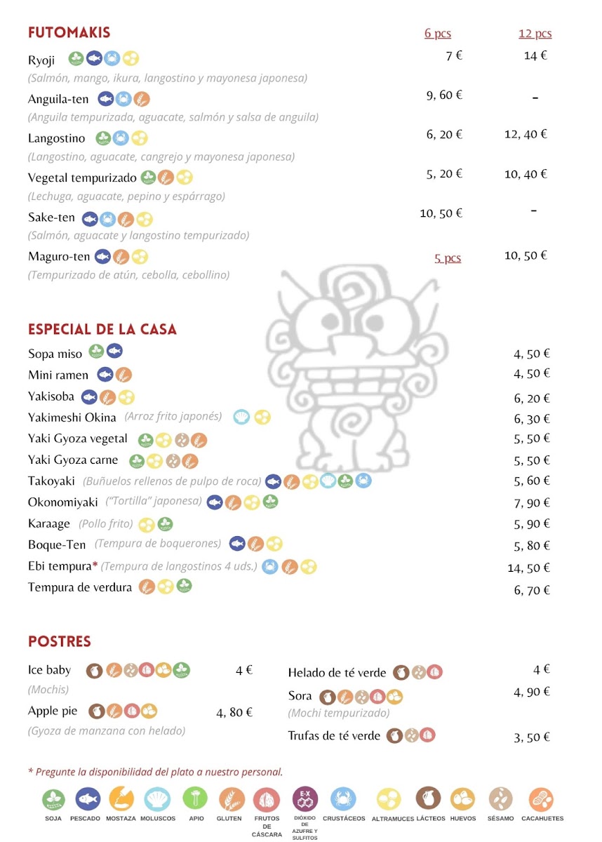 Menu Izakaya Okina-1