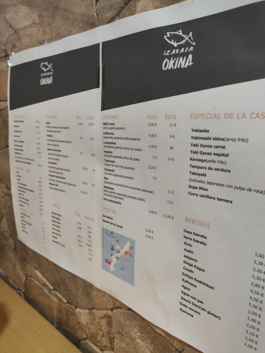 Menu Izakaya Okina-7