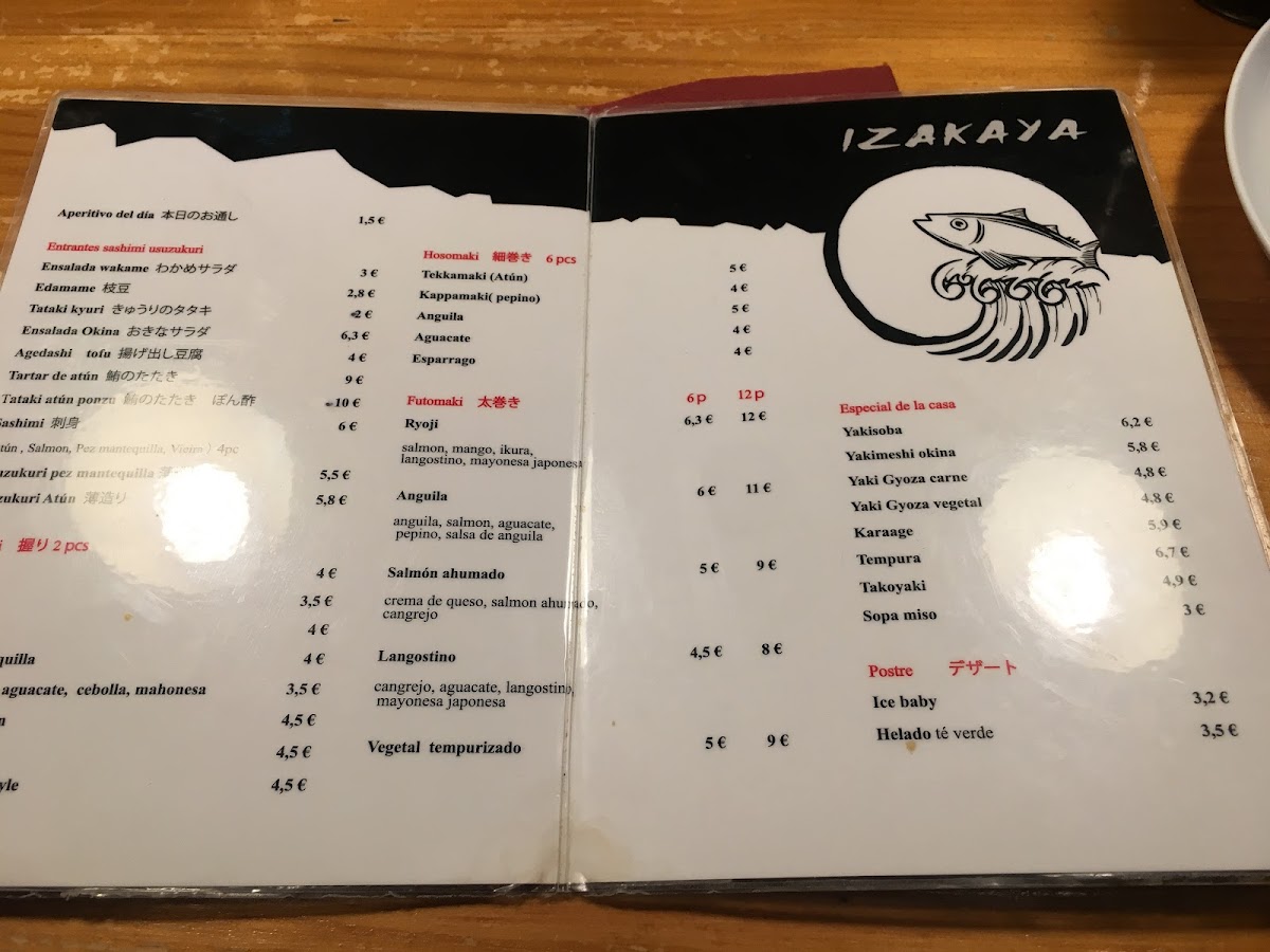 Menu Izakaya Okina-9